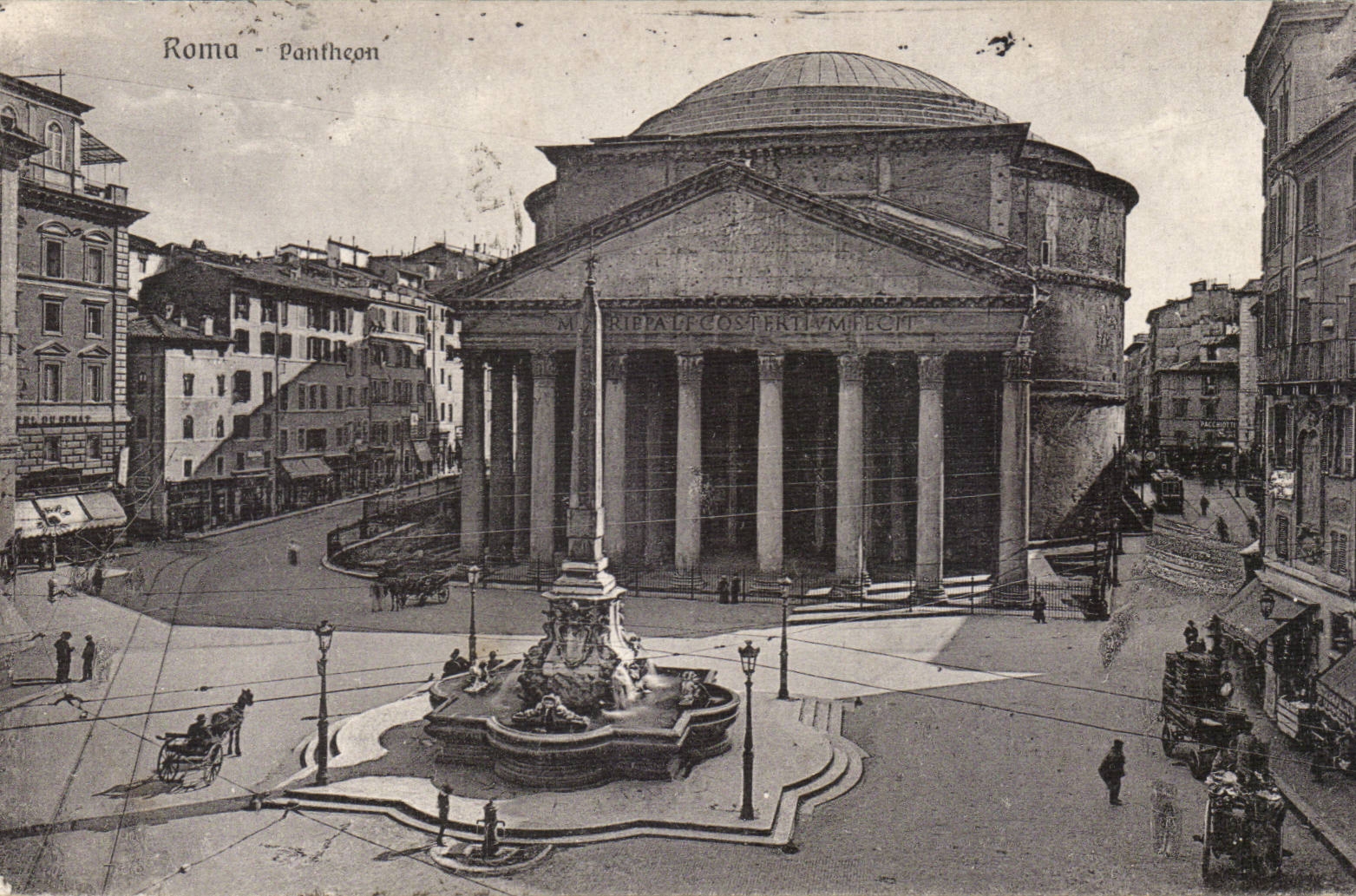 CPA Italien Italien Rom der Pantheon