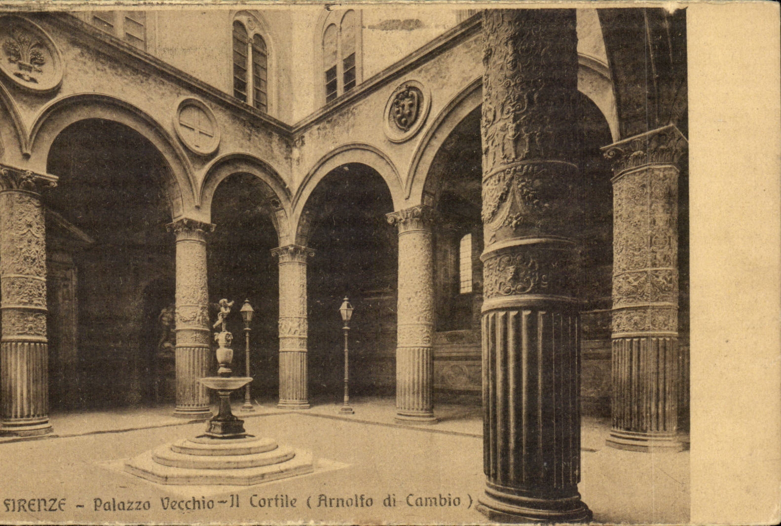CPA Italien Italien Firenze Palazzo Vecchio II Cortile