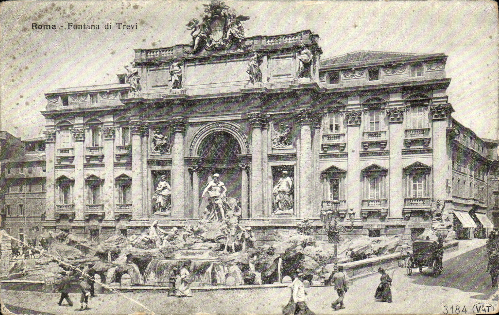 CPA Italien Italien Rom Fontana di Trevi