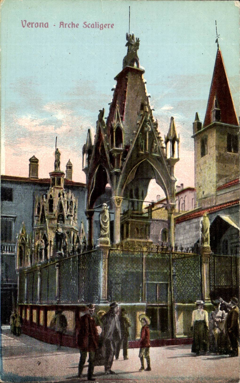 CPA Italien Italien Verona Scaligere Bogen