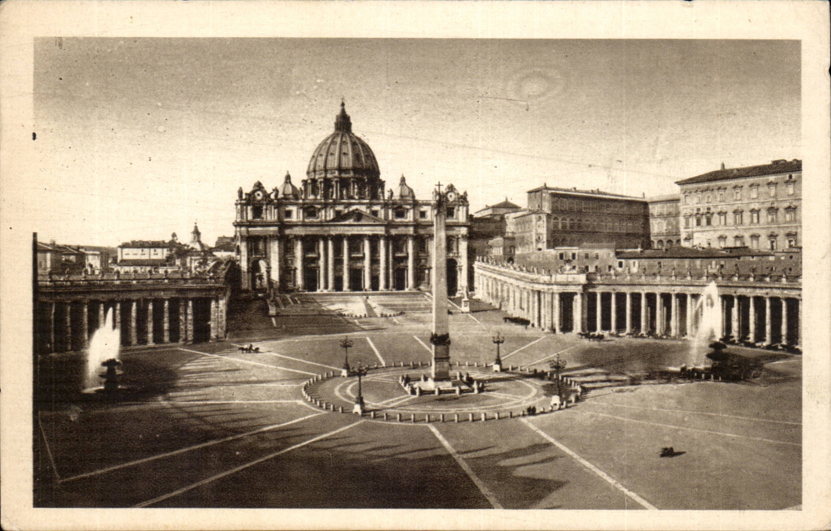 CPA Italien Italien Rom Basilika S Pietro des Marktplatz-E