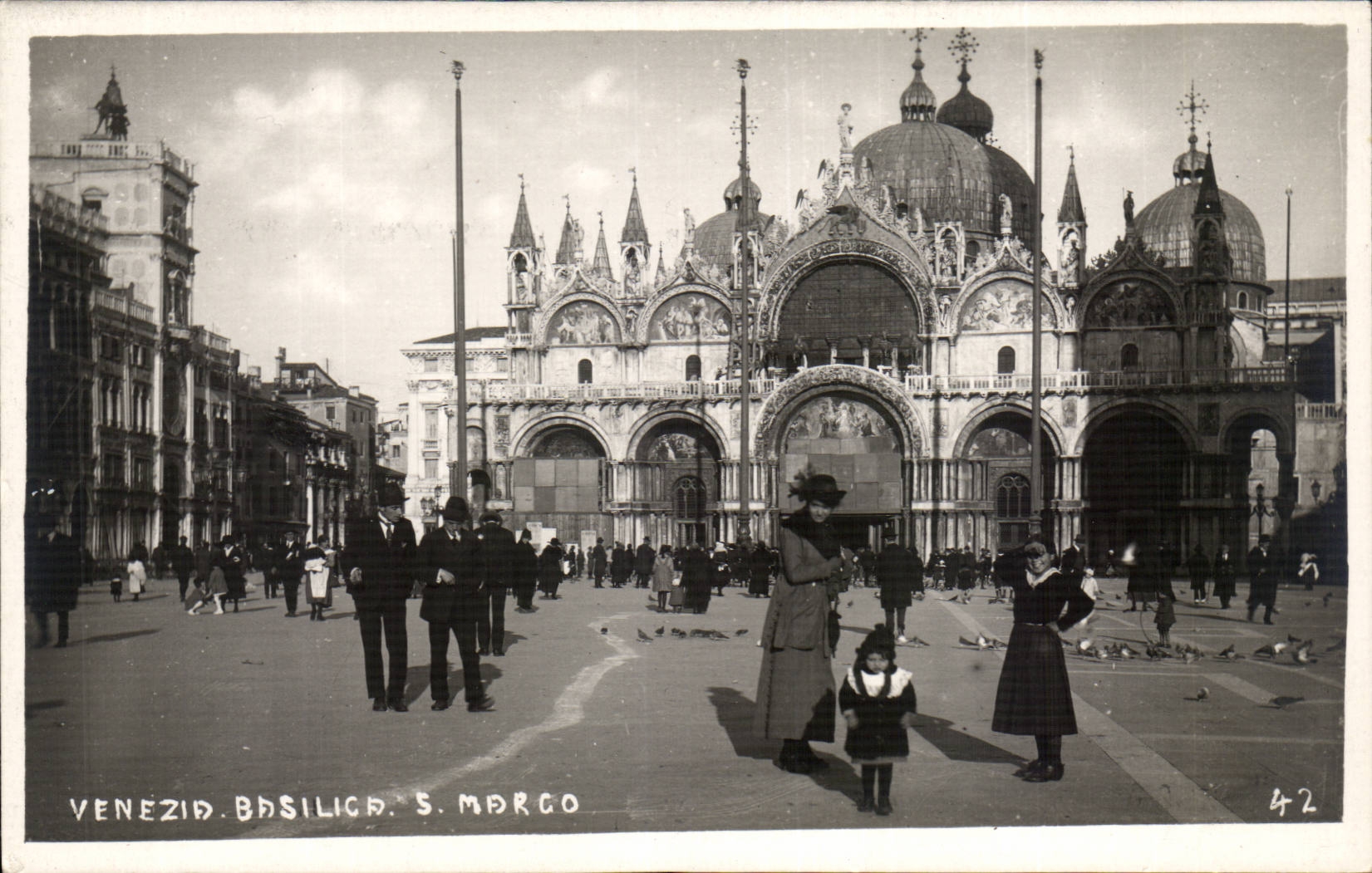 CPA Italy Italia Venezia Basilica S MArco