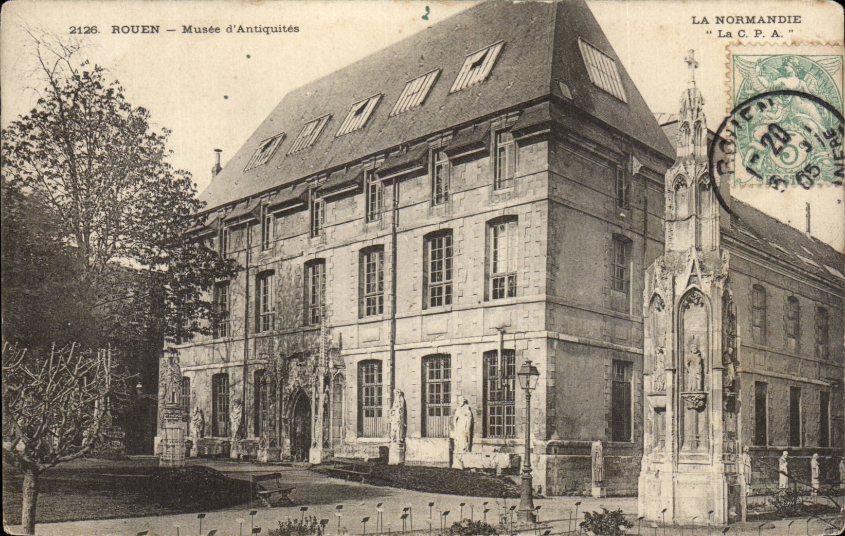 Rouen CPA Museum of antiquities