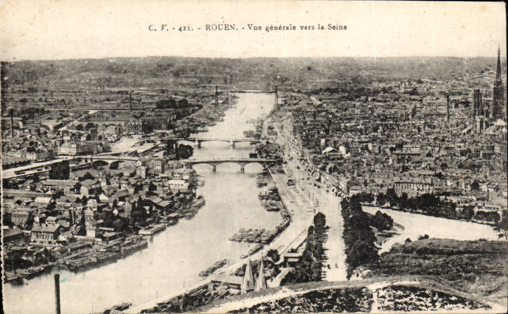 Rouen CPA View on the Seine