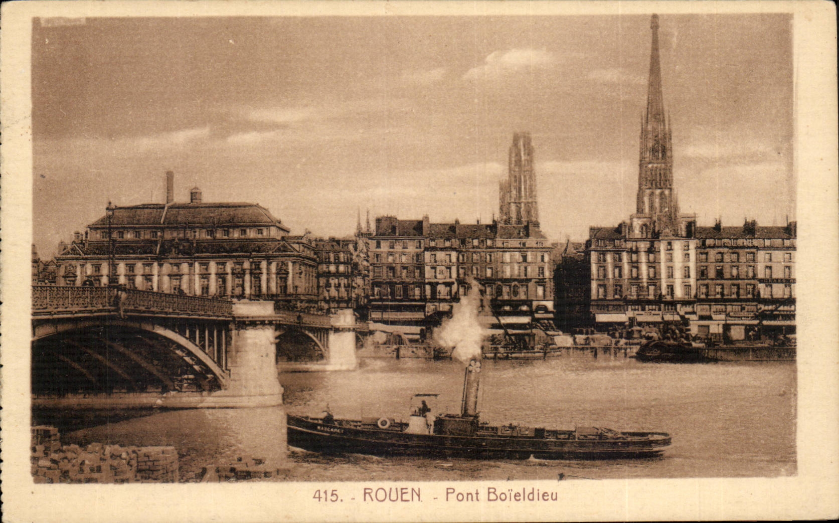 Rouen CPA Boieldieu Bridge