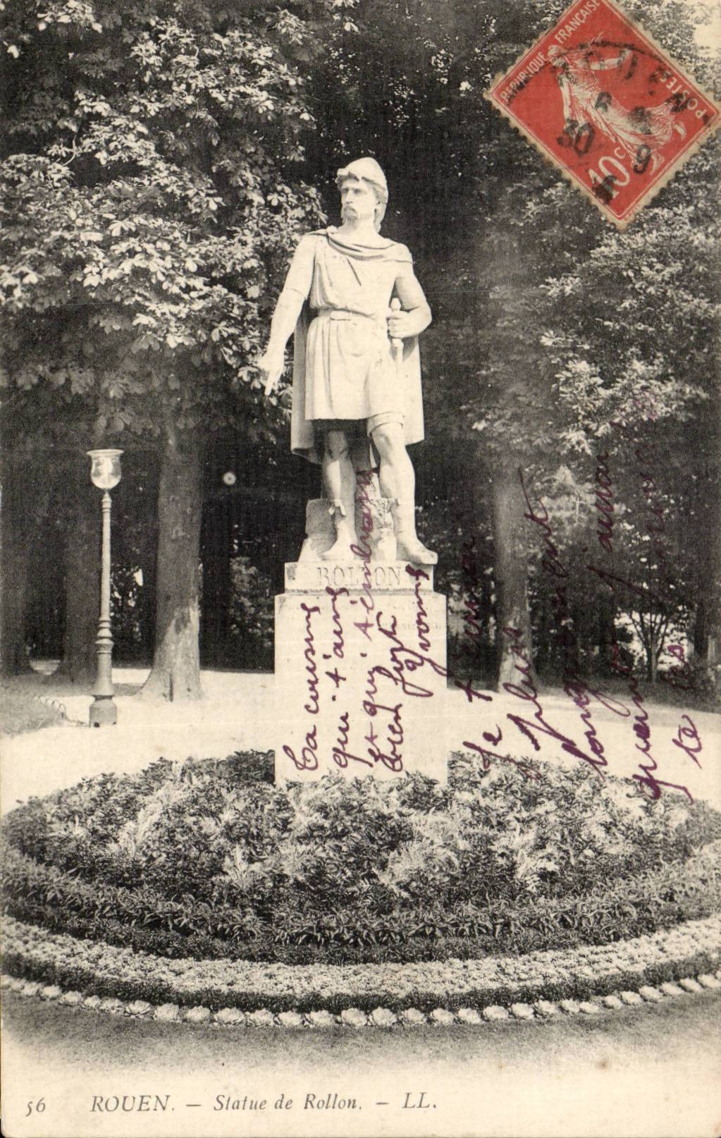 Rouen CPA Statue of Rollon
