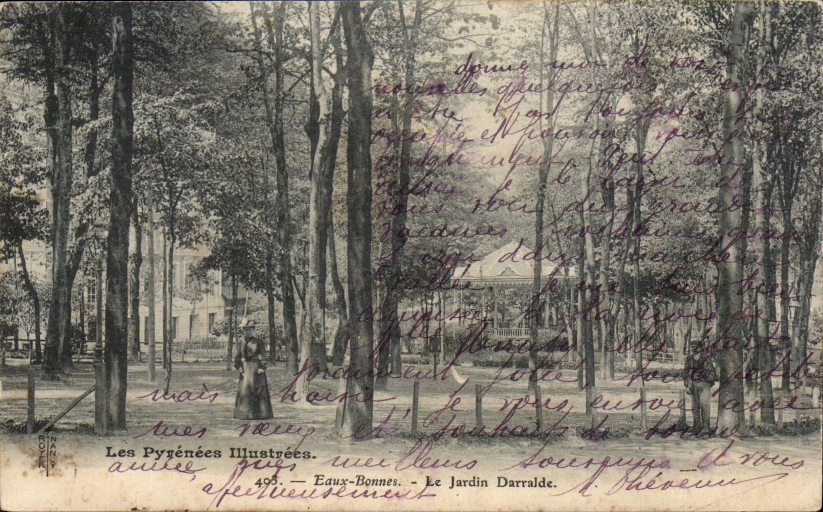 CPA Good Water the Darralde garden