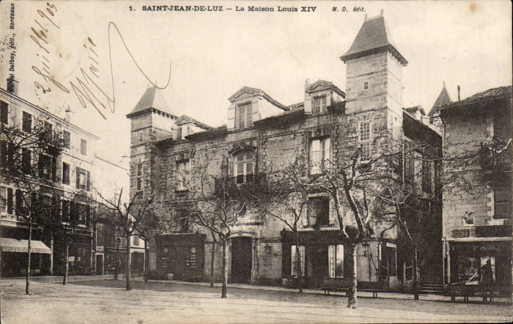 CPA St Jean de Luz La maison Louis XIV