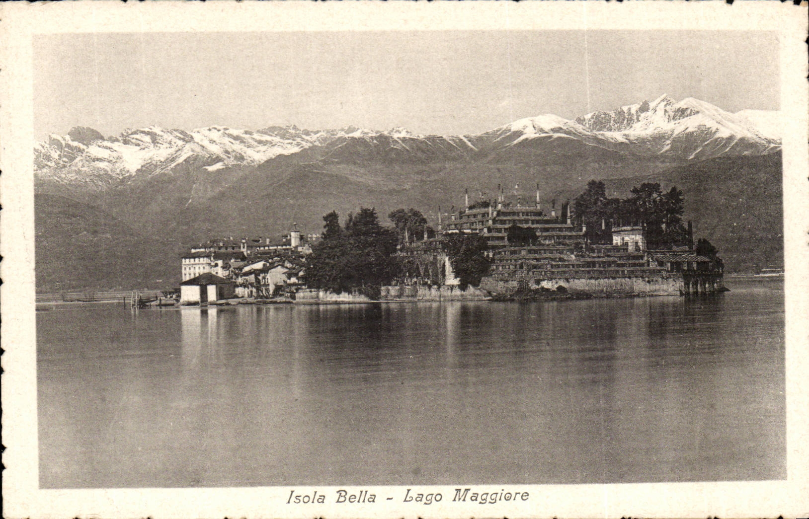 CPA Italien Italien Isola blokte lago Maggiore