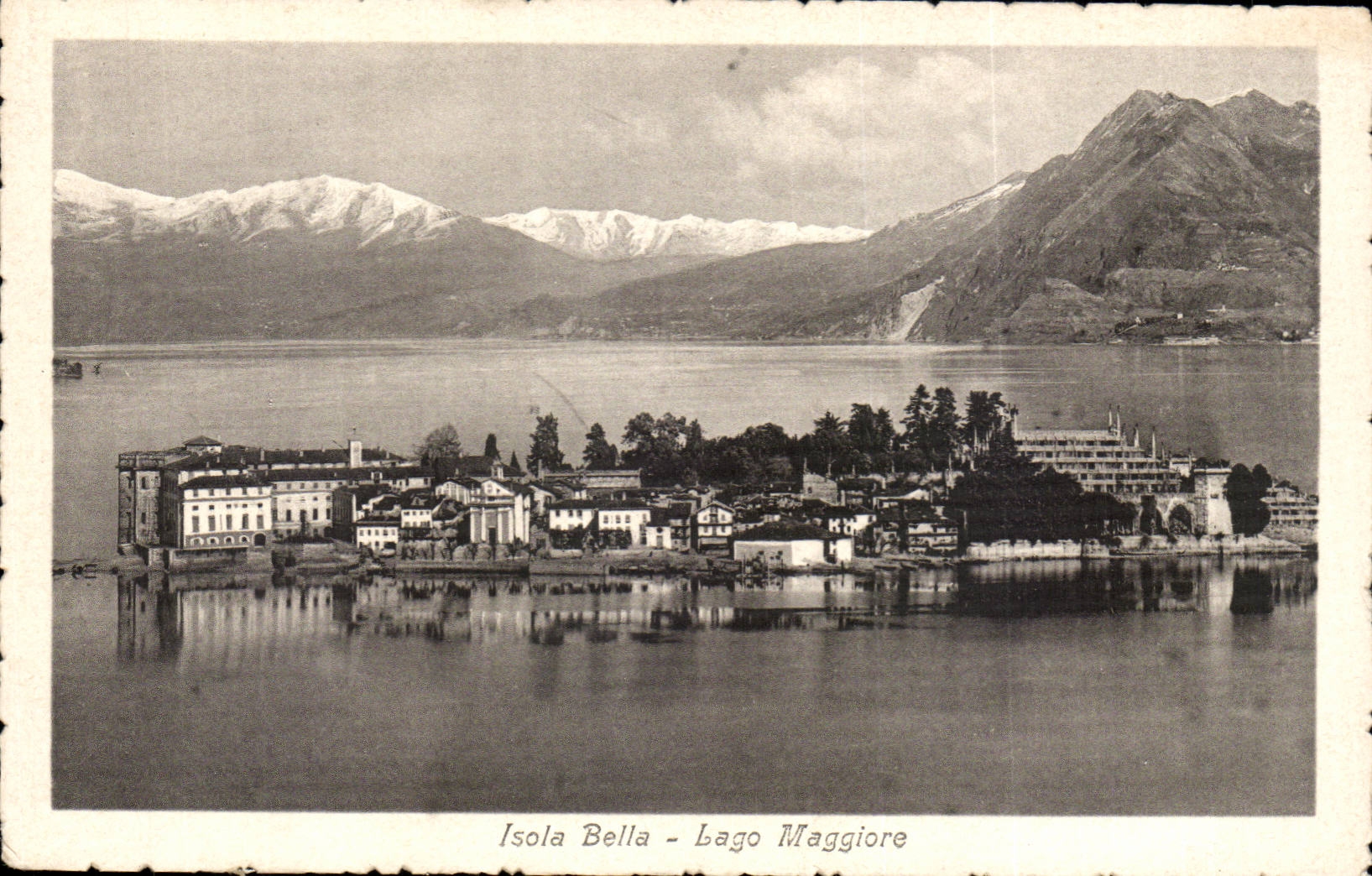 CPA Italien Italien Isola blokte lago Maggiore