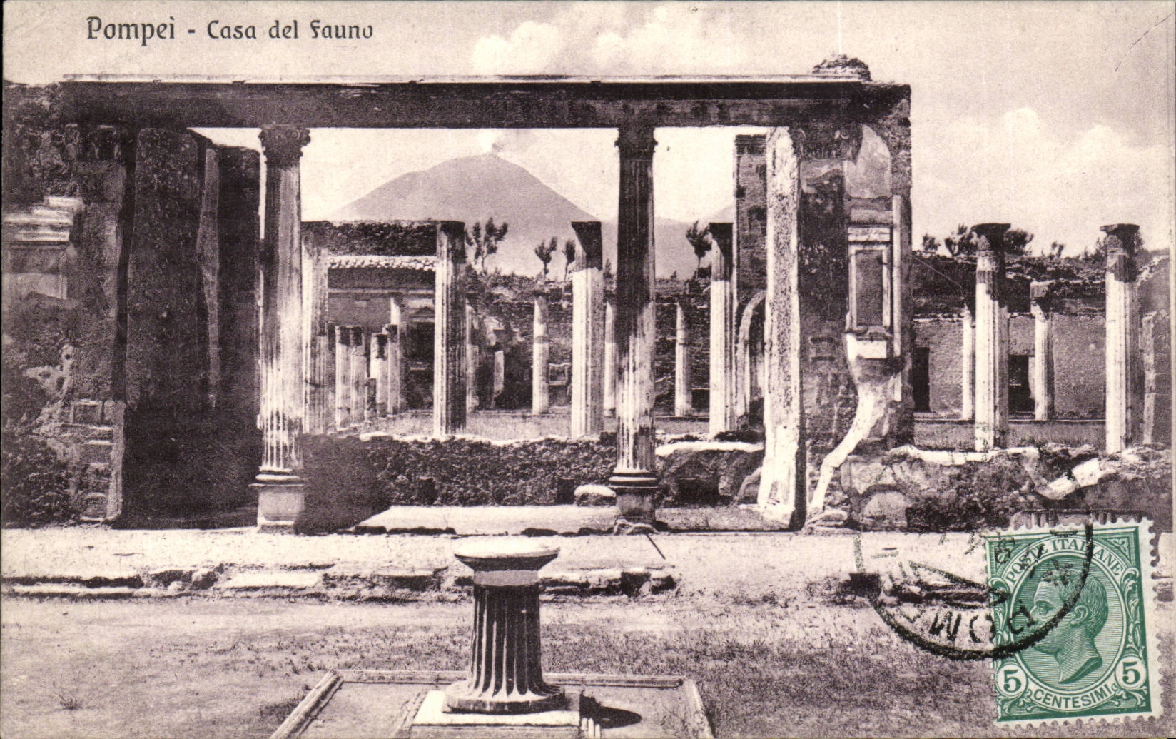 CPA Italien Italien Pompeji setzte Del Fauno