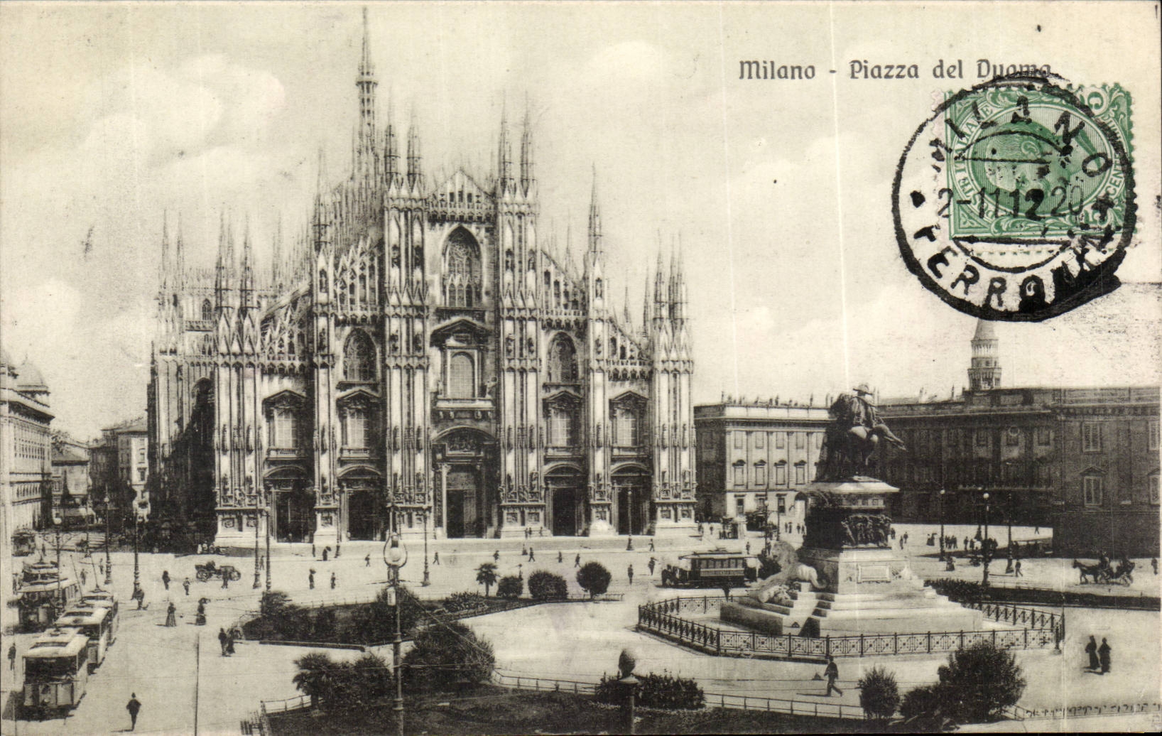 CPA Italy Italy Milana Piazza del Duomo