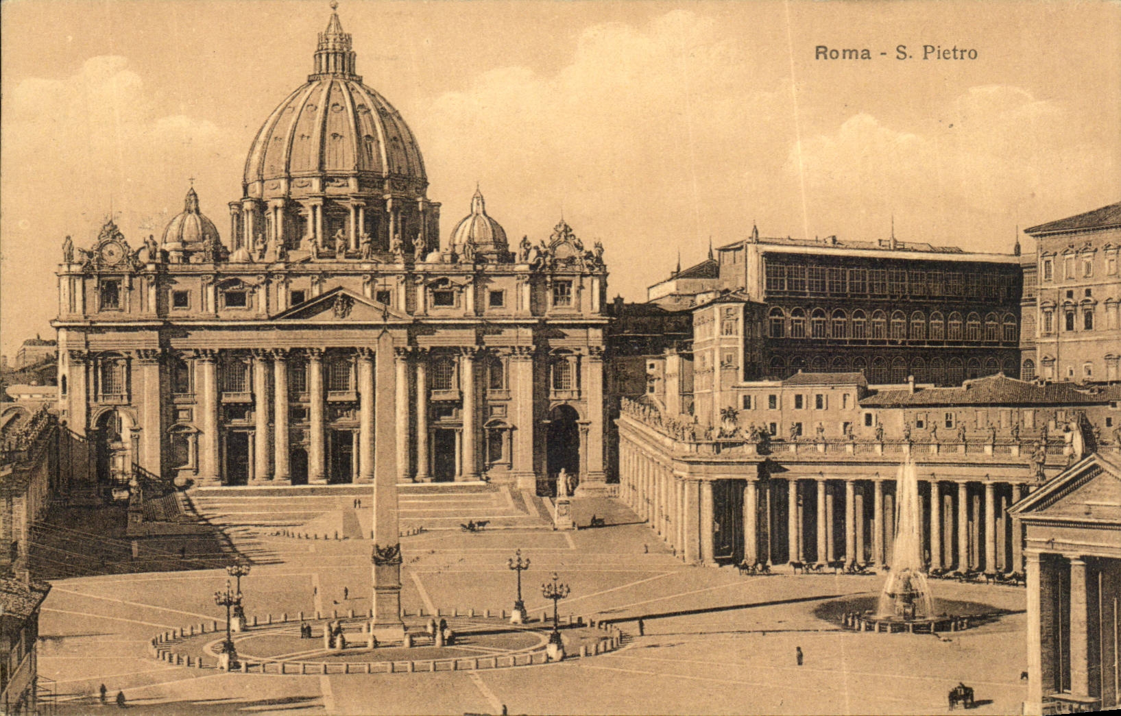 CPA Italien Italien Rom S Pietro