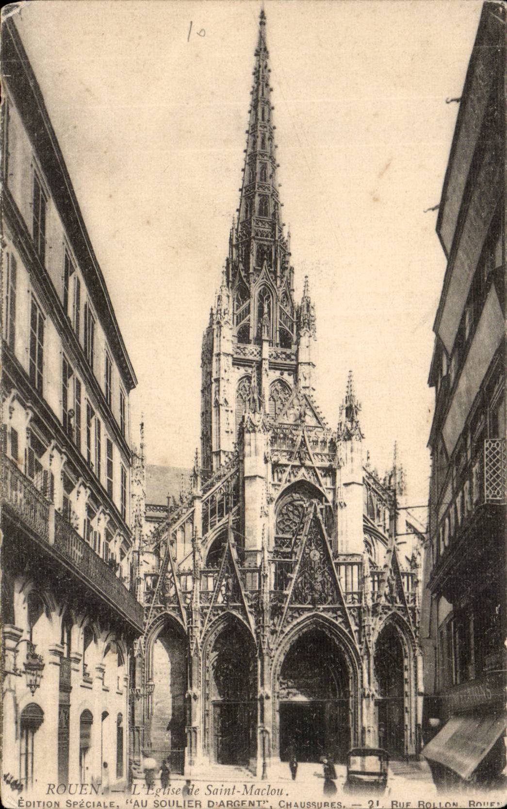 CPA Rouen Church of Saint Maclou