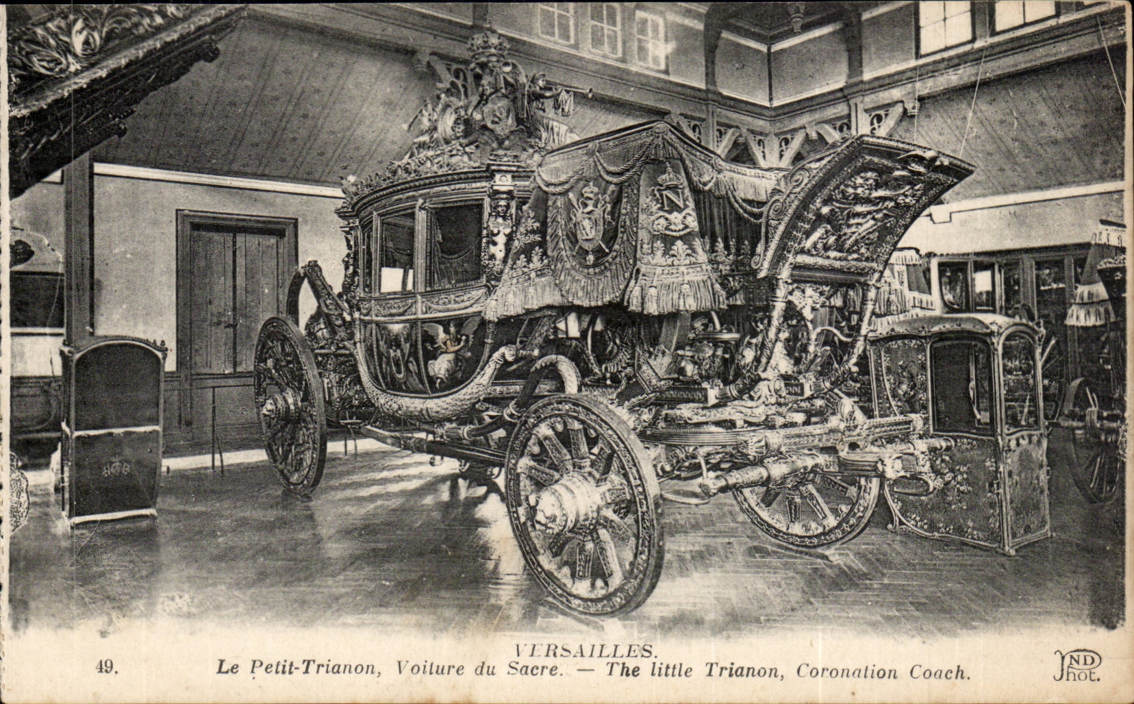 CPA Versailles small Trianon Conveys sacring