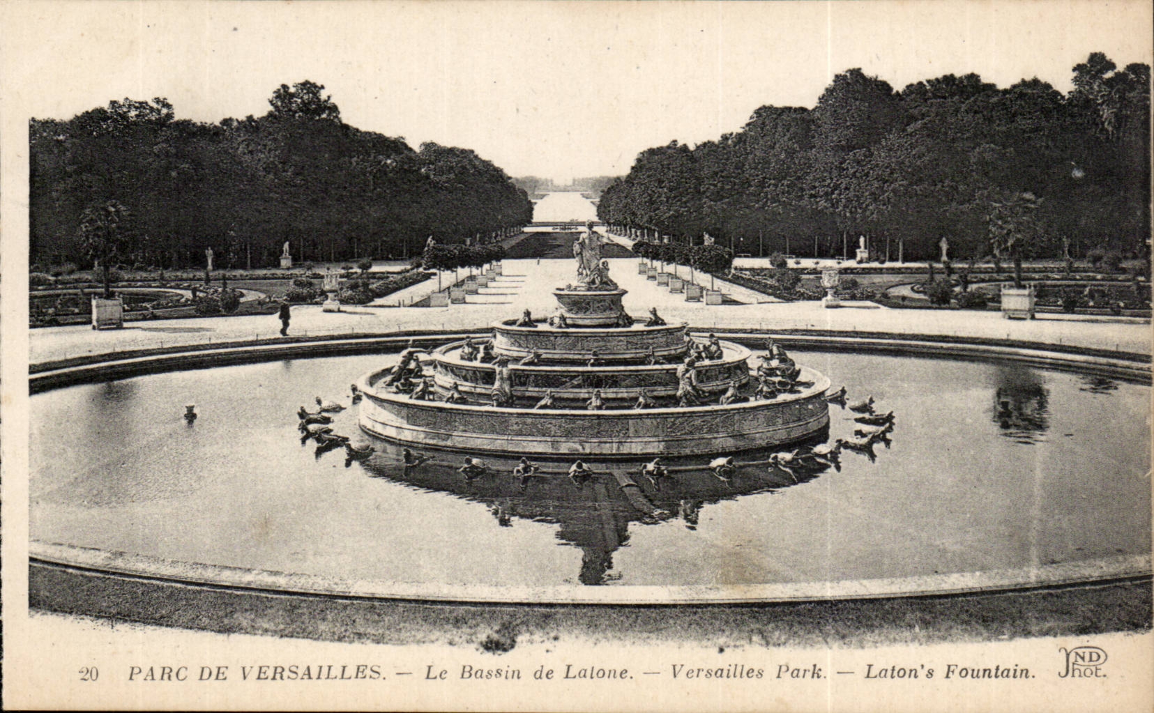 CPA Versailles Palate the basin of Latone