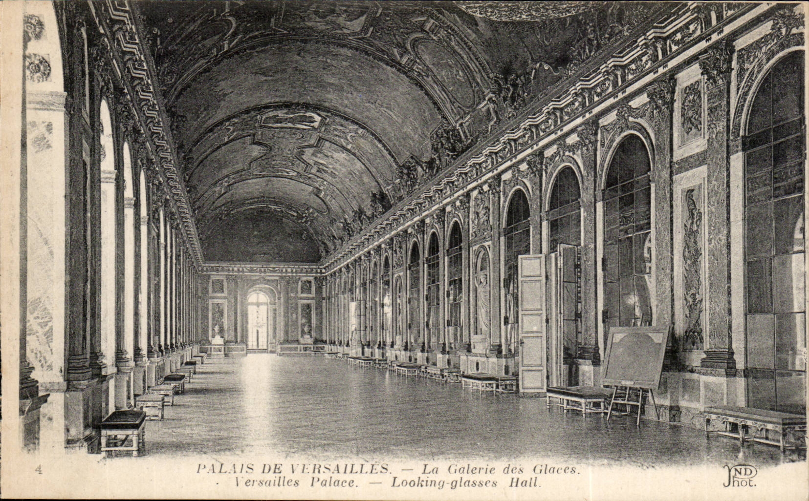 CPA Versailles Palate the gallery of the ices