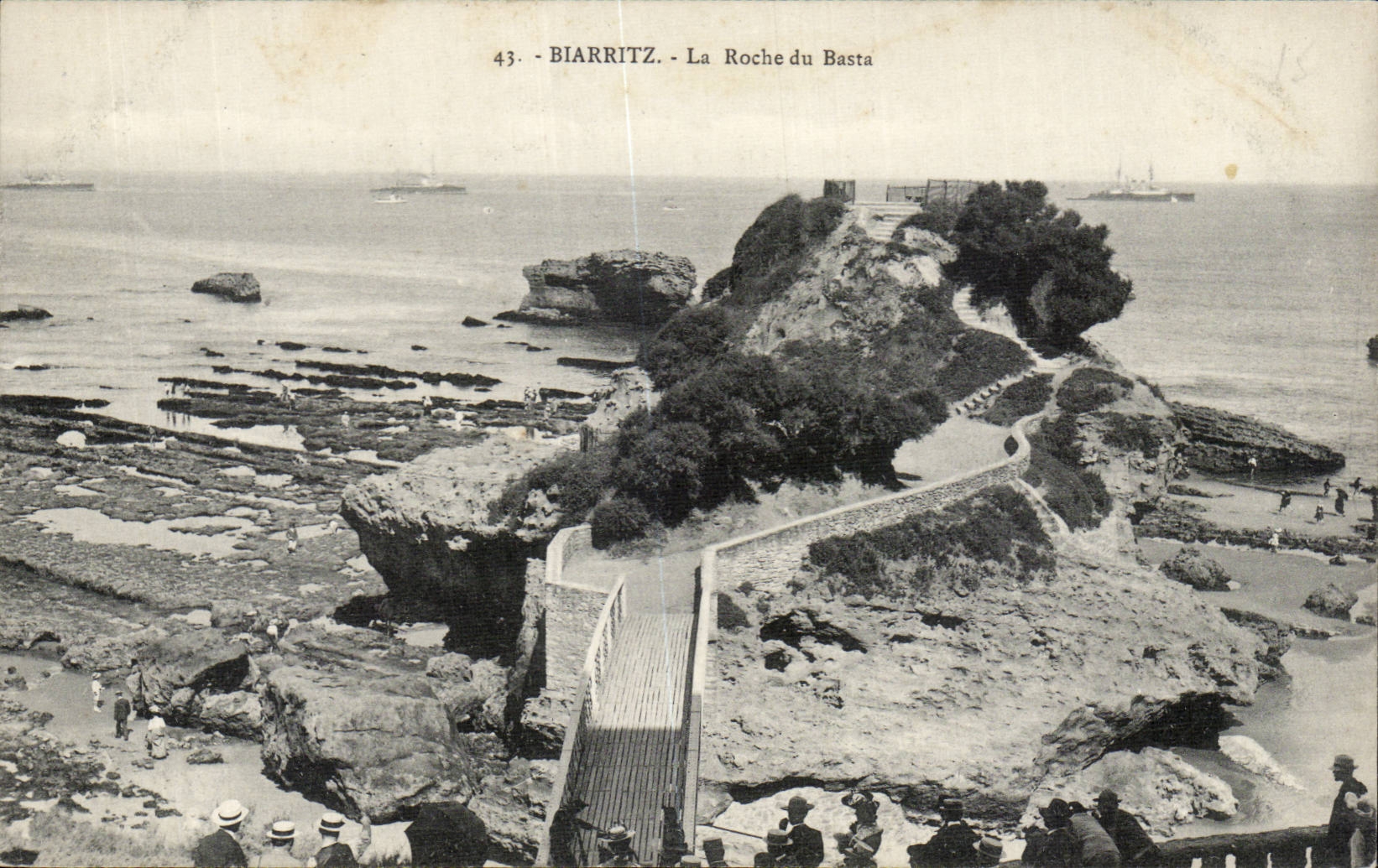CPA Biarritz La roche de Basta