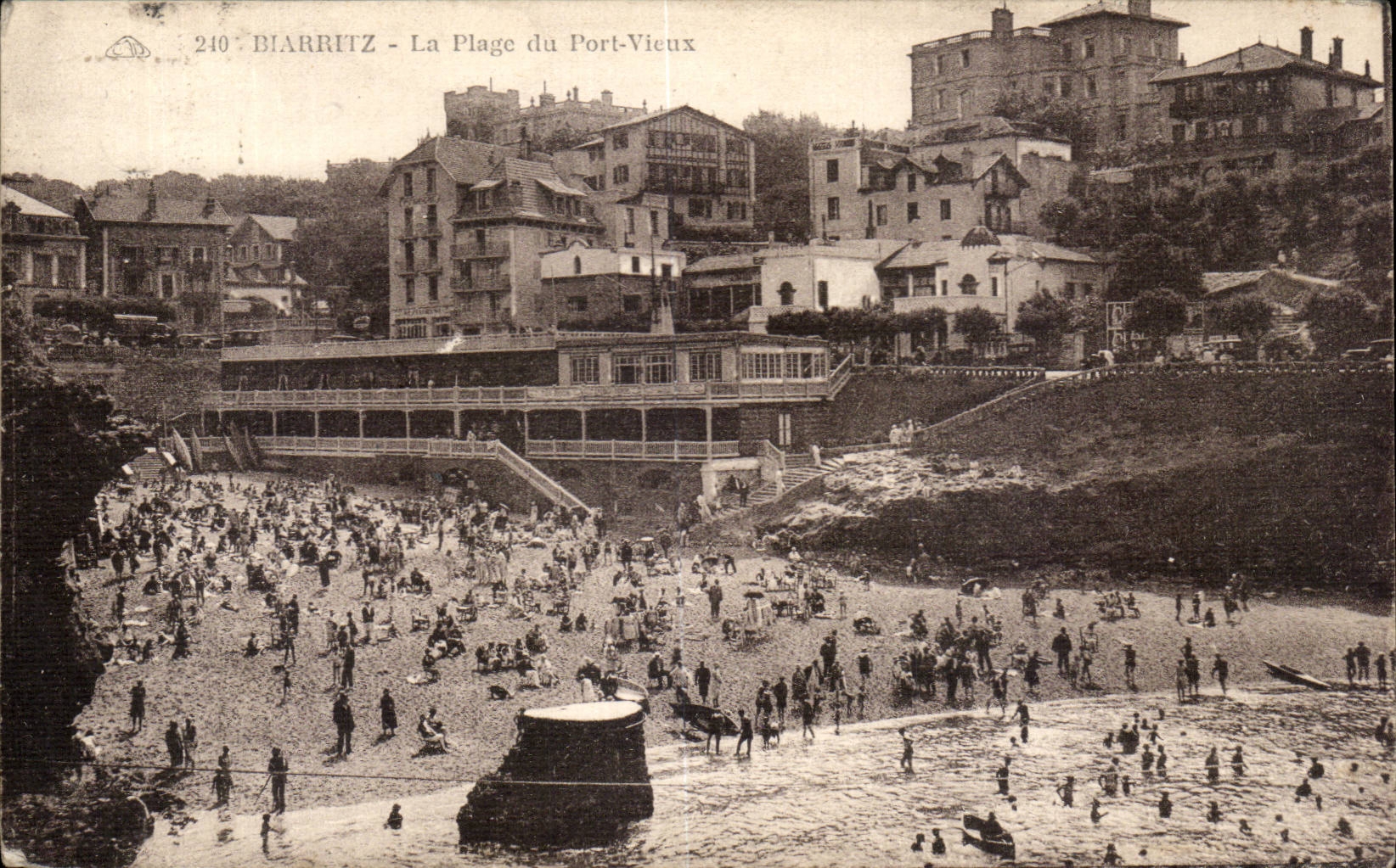 CPA Biarritz La plage du port Vieux