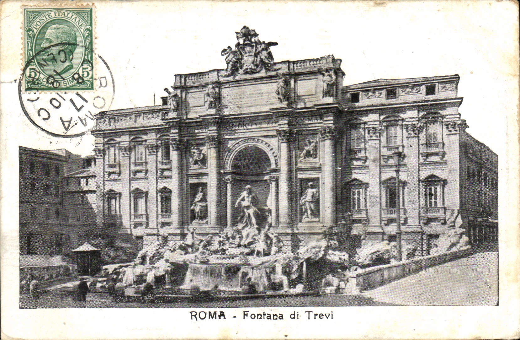 CPA Italien Italien Fontana di Trevi