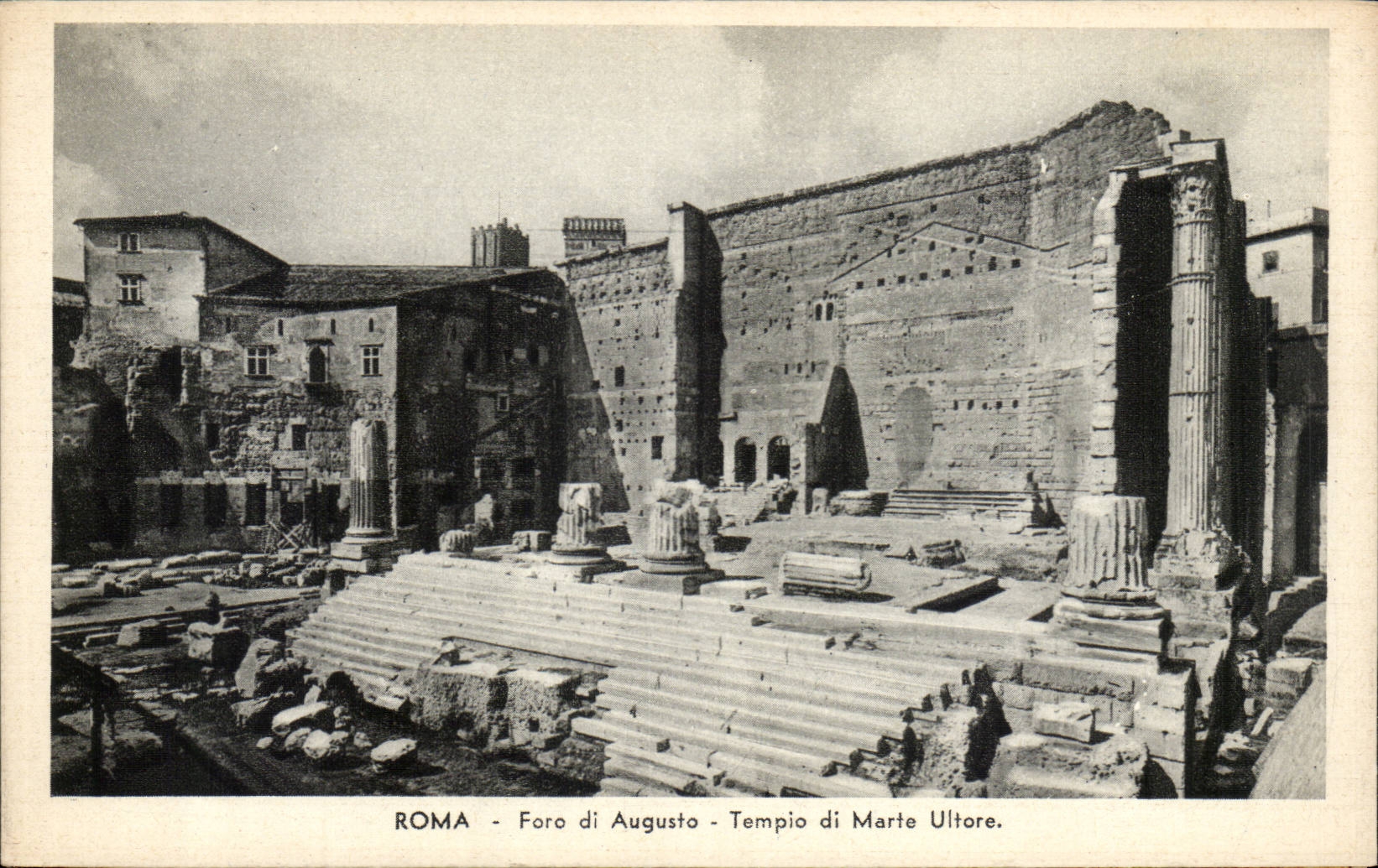 CPA Italien Italien Rom Foro di Augusto Tempio Di marte Ultare