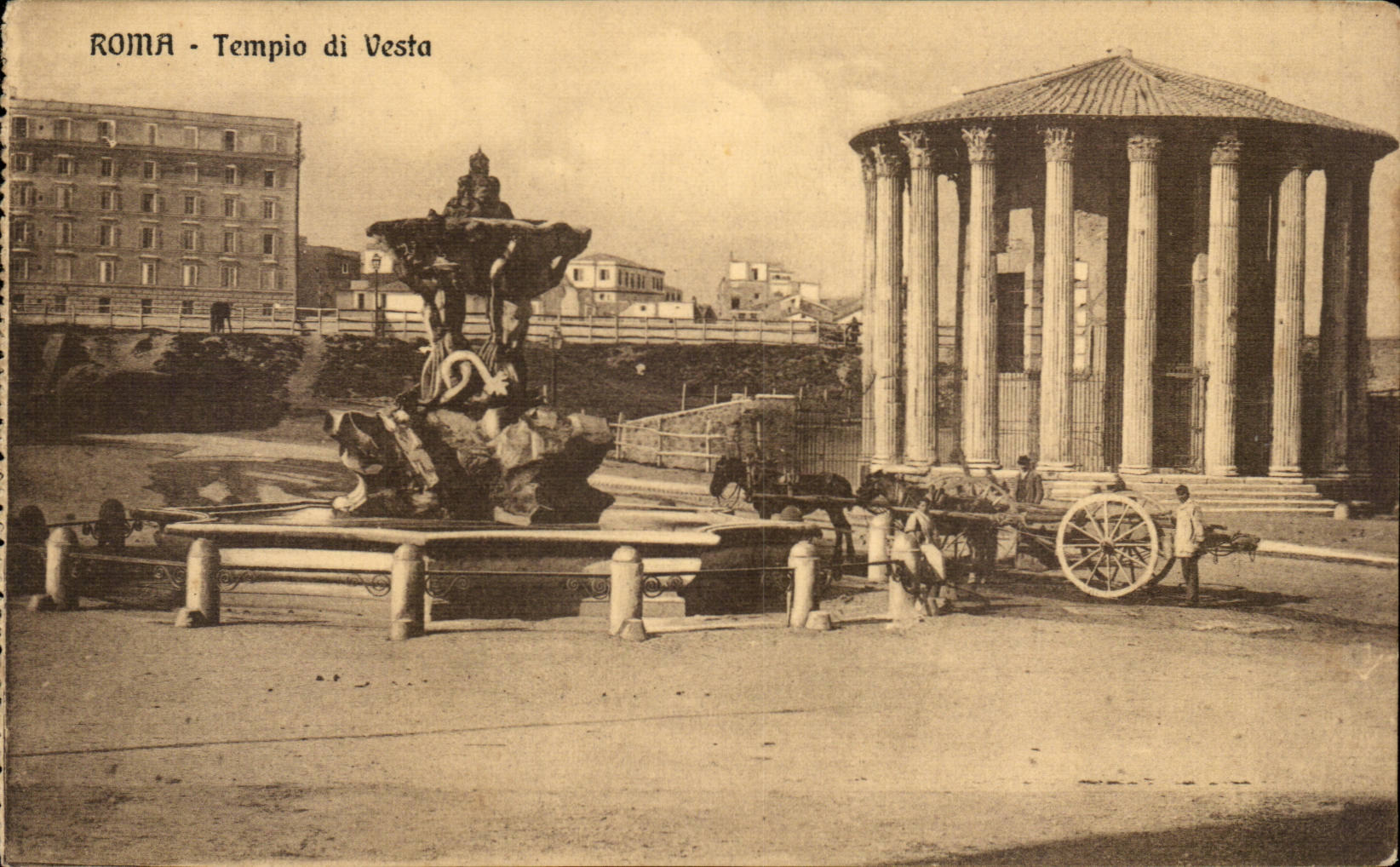 CPA Italien Italien Rom Tempio di Vesta