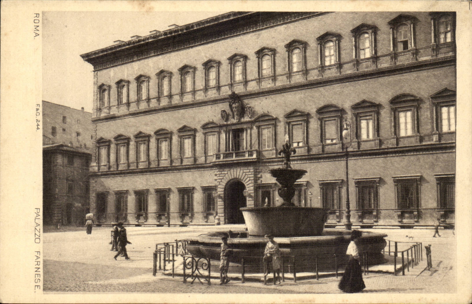 CPA Italien Italien Rom Palazzo Farnese