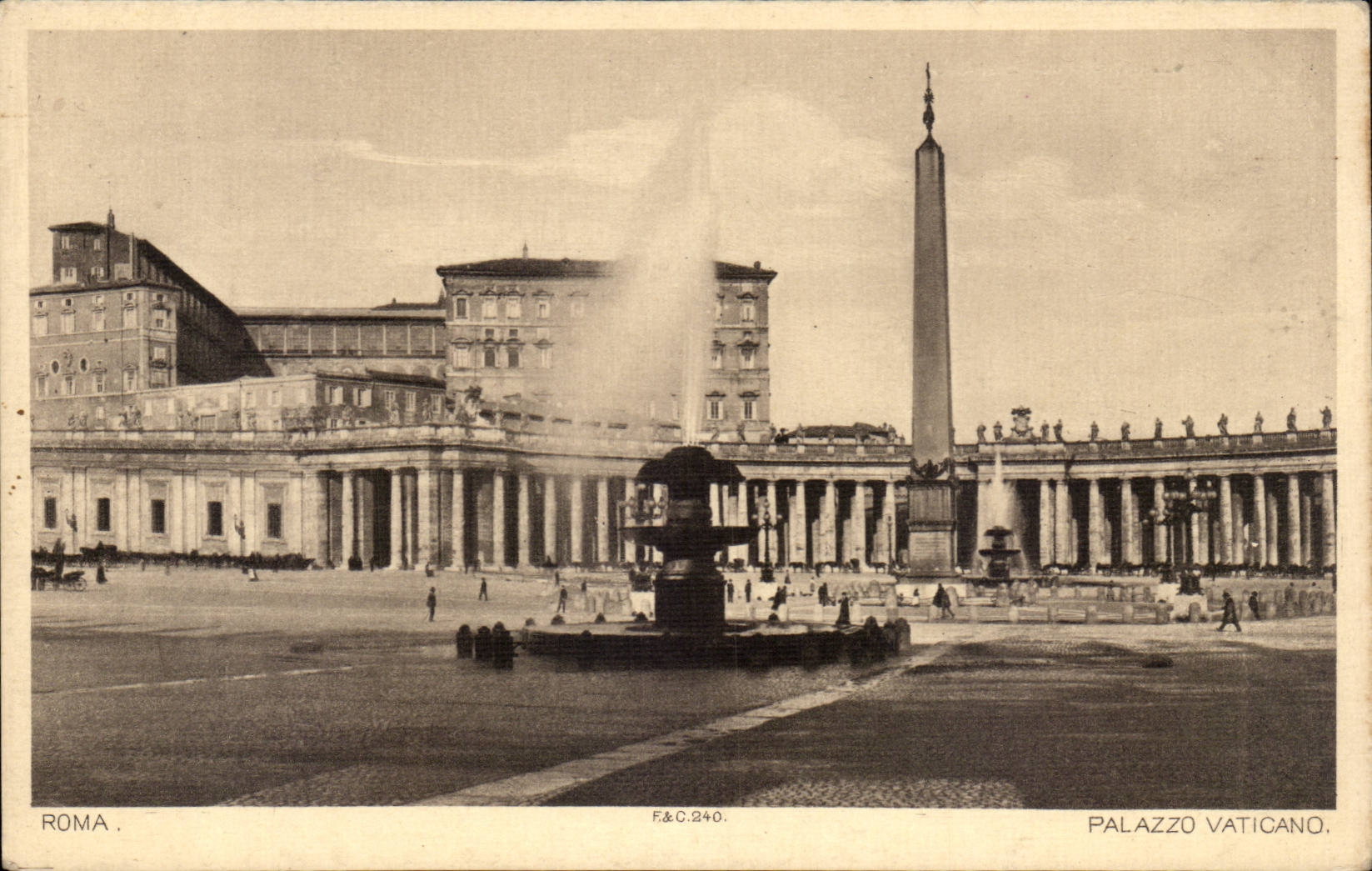 CPA Italien Italien Rom Palazzo Vaticano