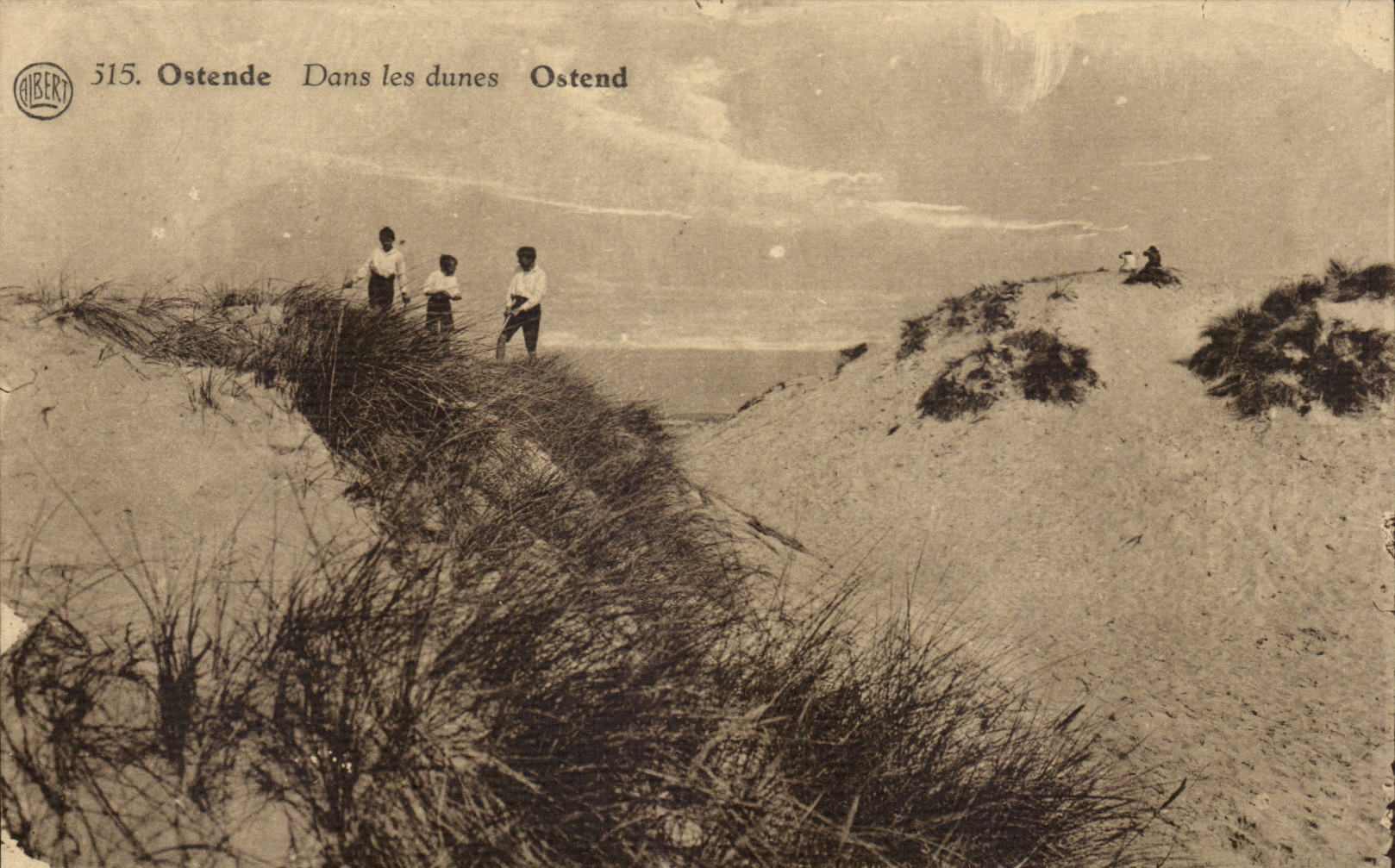 CPA Ostende in den Dunen