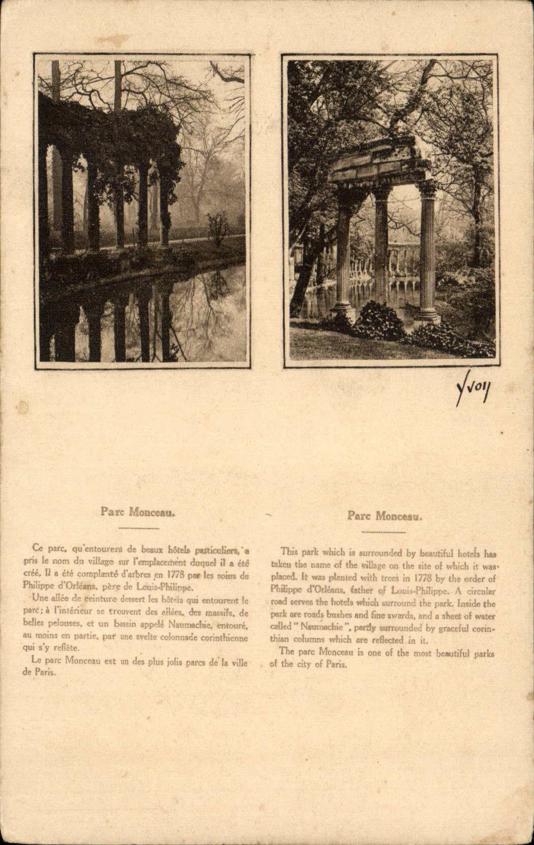 CPA Paris Parkhaufen