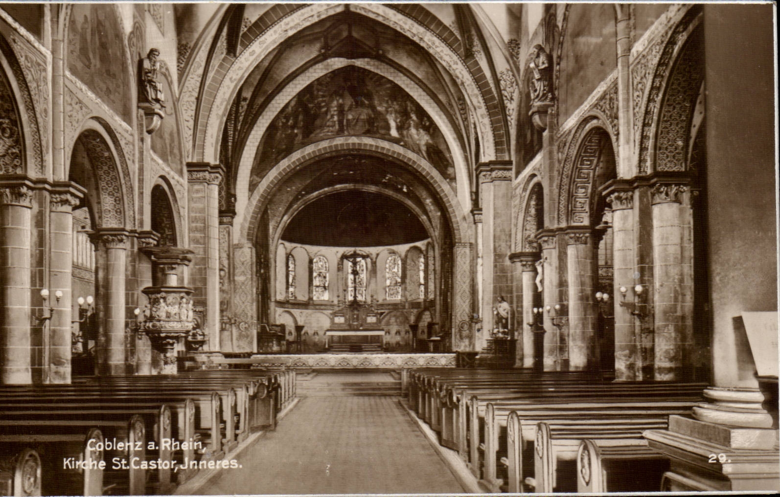 CPA Coblenz Kirche St Beaver