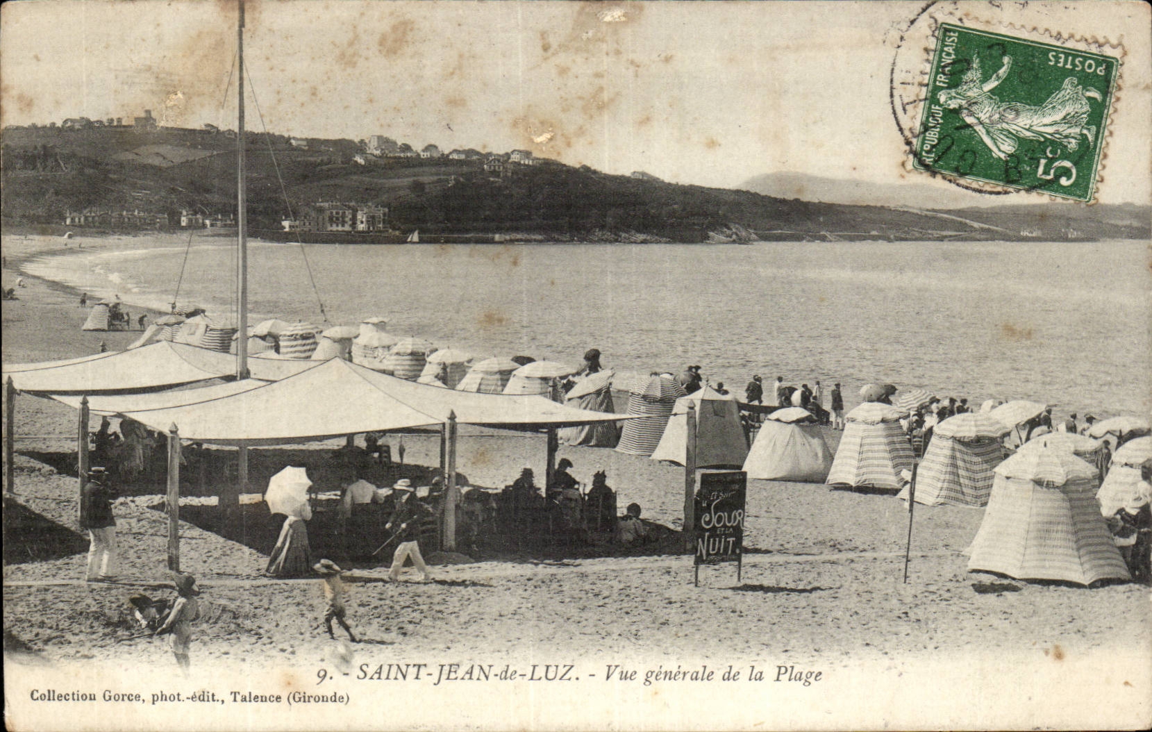CPA St Jean de Luz Vue generale de la lage