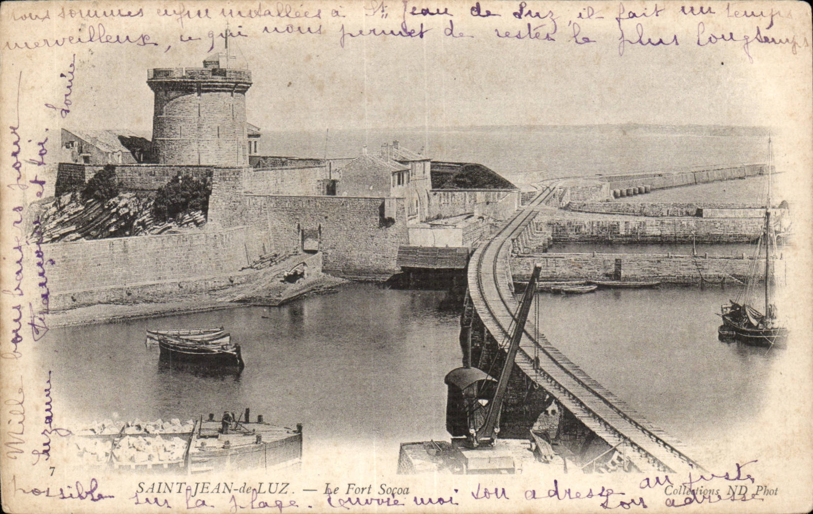 CPA St Jean de Luz Le fort Socoa