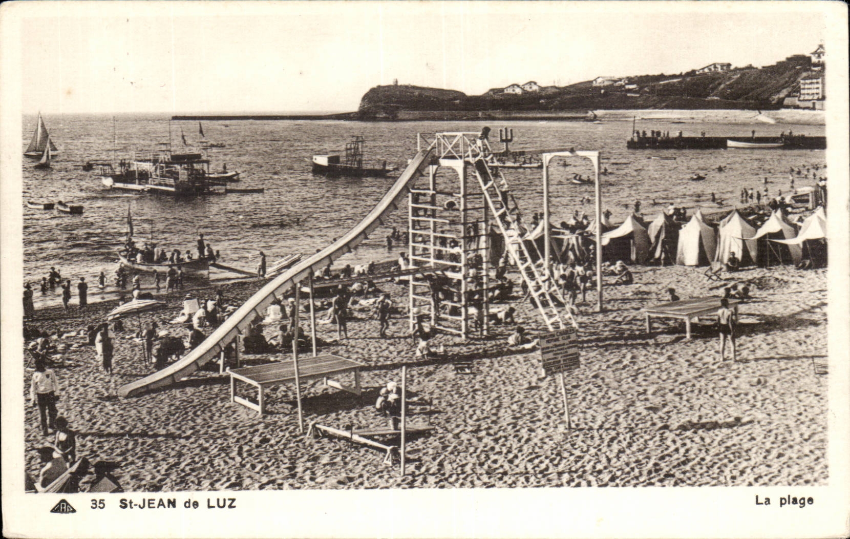 CPA St Jean de Luz La plage