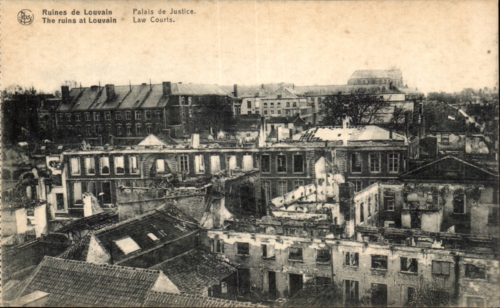CPA Belgium Leuwen Ruins Law courts