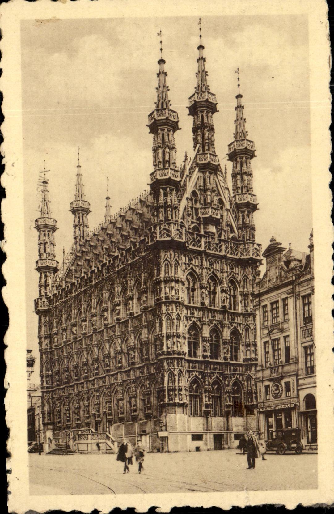 CPA Belgium Leuwen Town hall