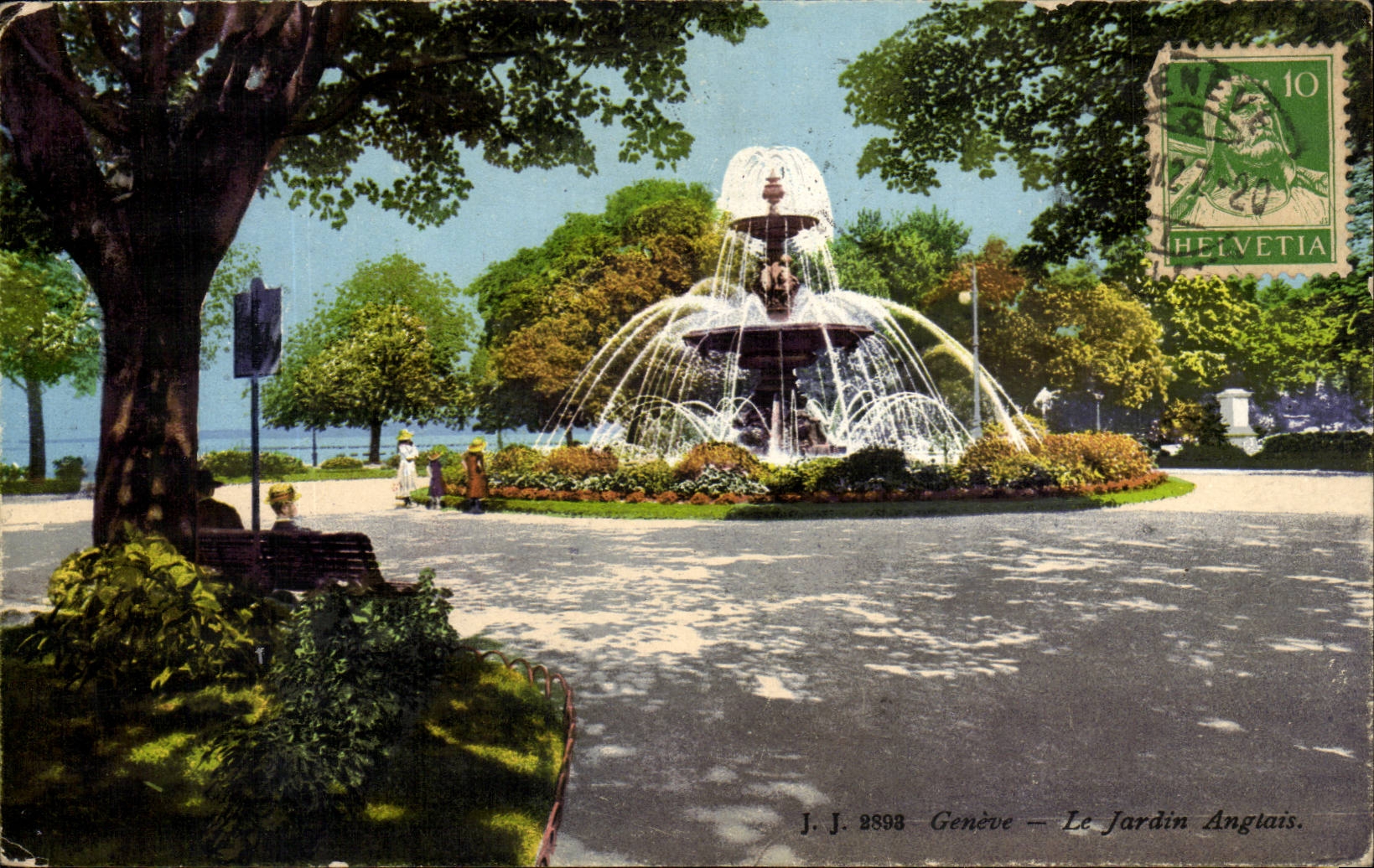 Swiss CPA Geneva the English garden