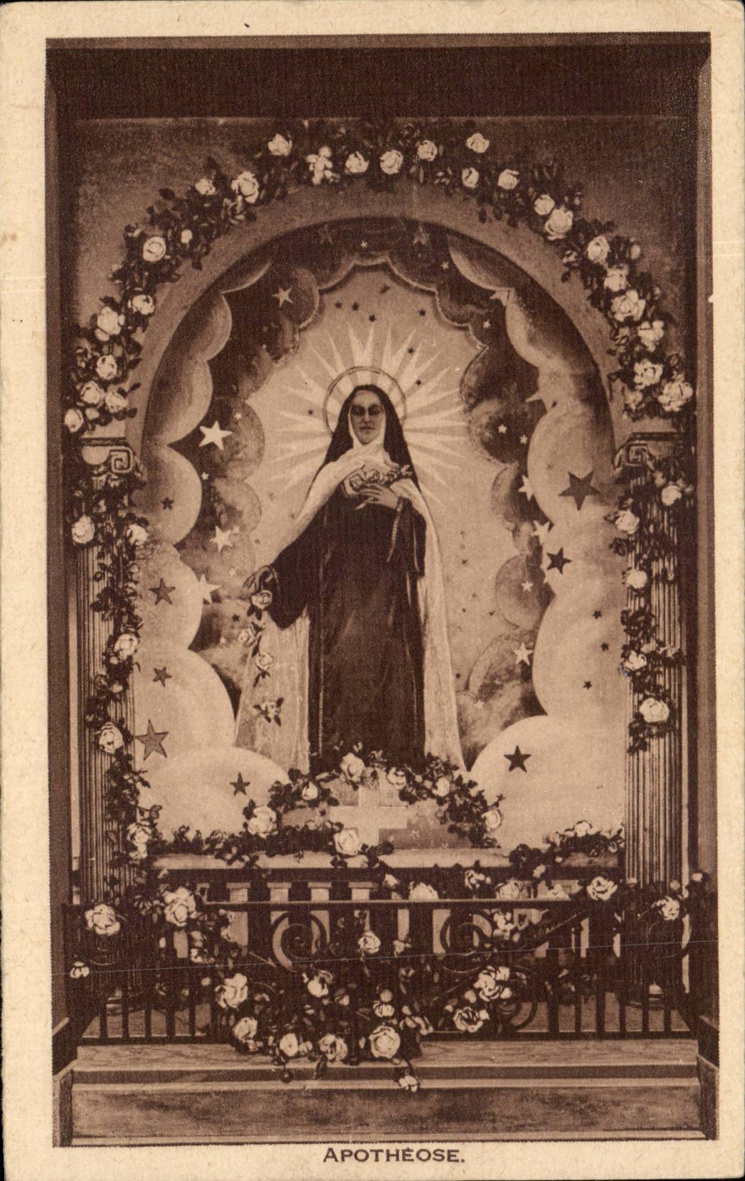 CPA Lisieux Diorama von Sainte Therese des Jesus-Kindes