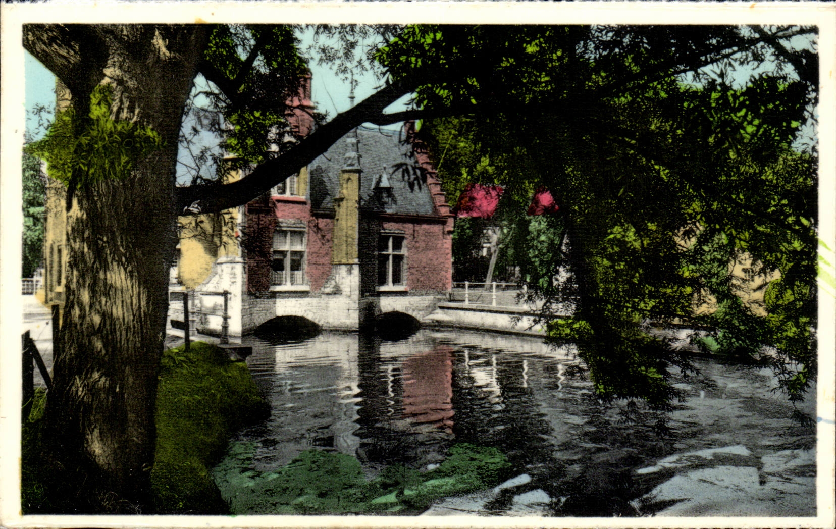 CPA Belgium Bruges House of the lockkeeper to the lake of love