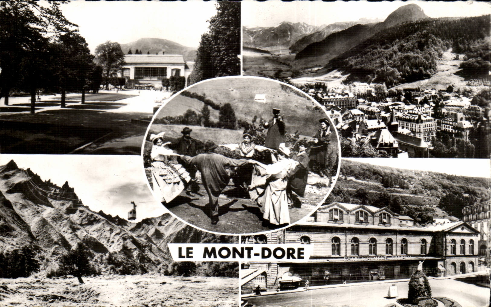 CPSM the Mount Gilds the faggot Folklore Costume Dances