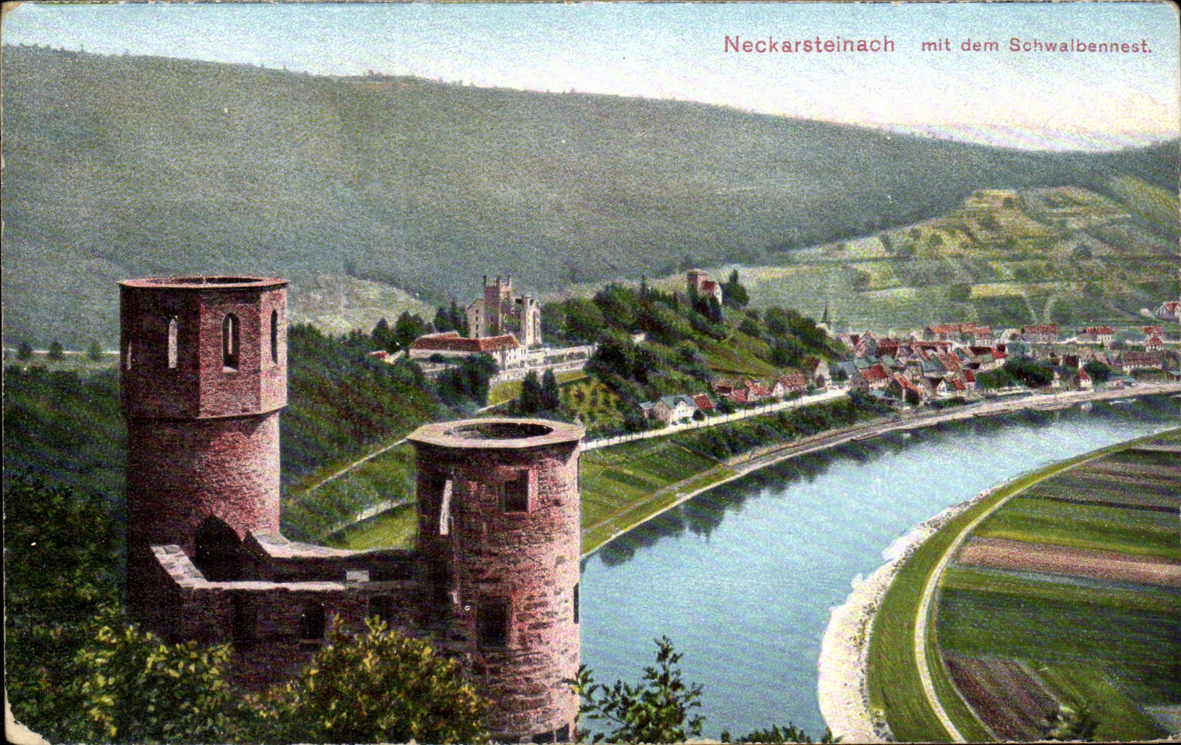 CPA Neckarsteinach put dem Schwalbennest