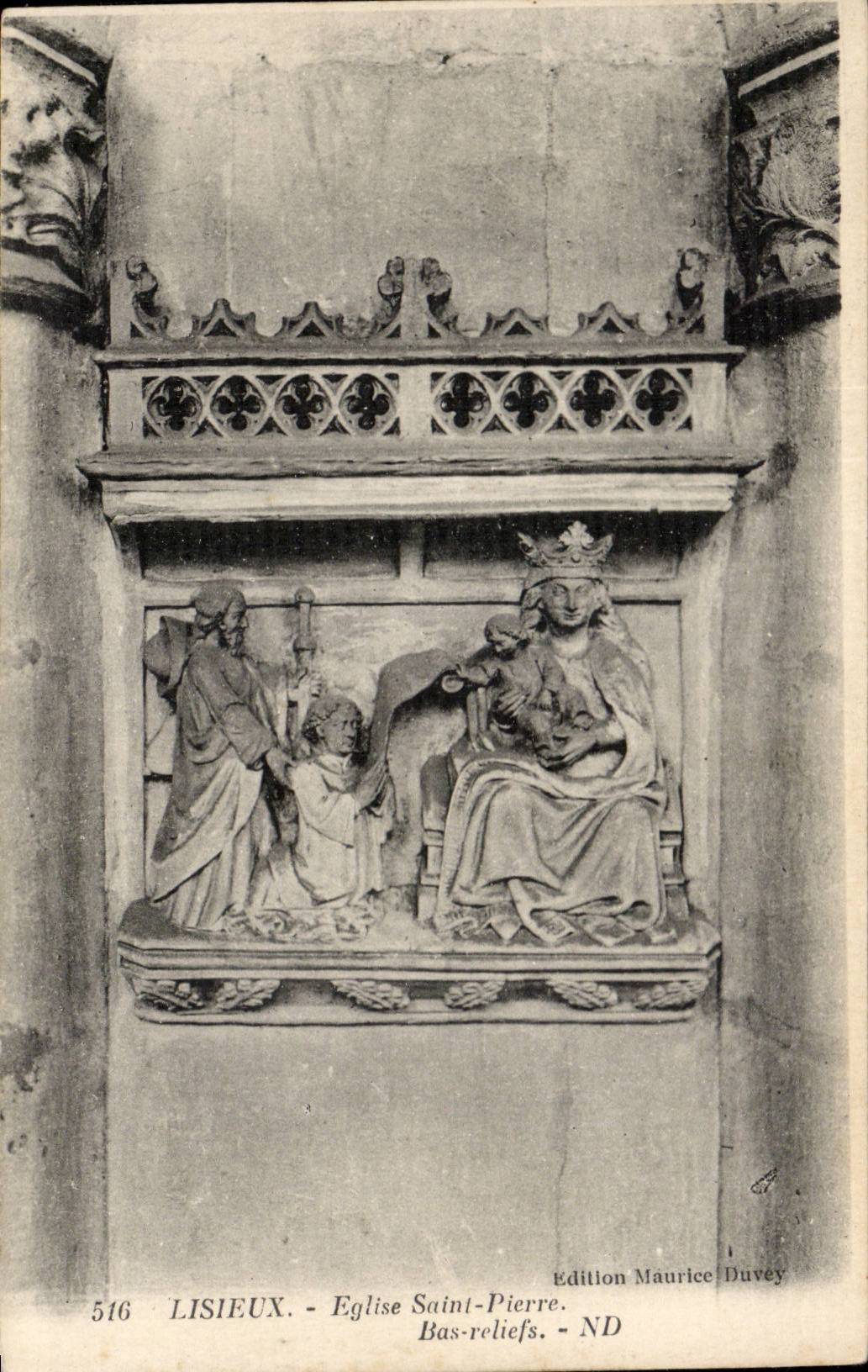 CPA Lisieux Kirche-niedrige Saint Pierreentlastungen