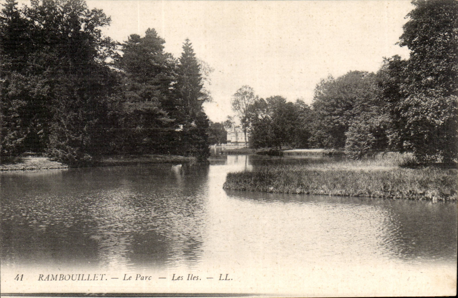 CPA Rambouillet the park islands
