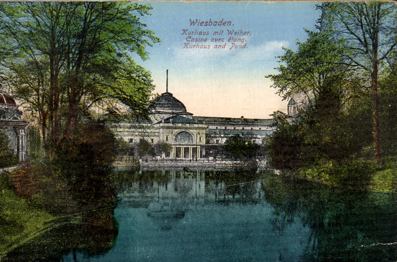CPA Wiesbaden Kurhaus put Weiher