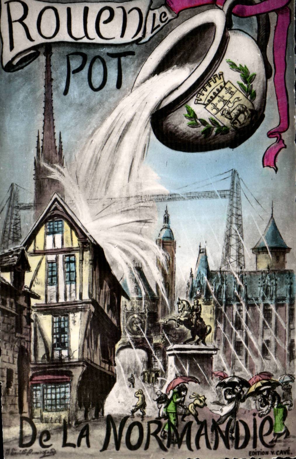 CPA Rouen Pot of Normandy