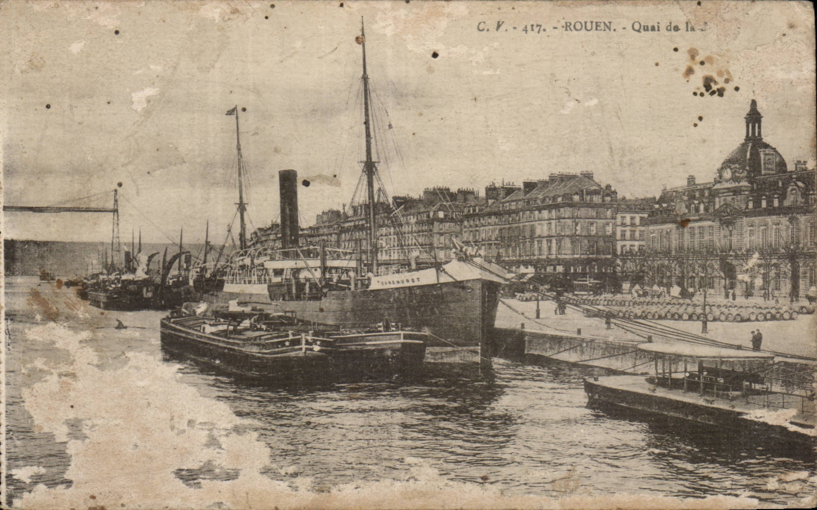 CPA Rouen Quay