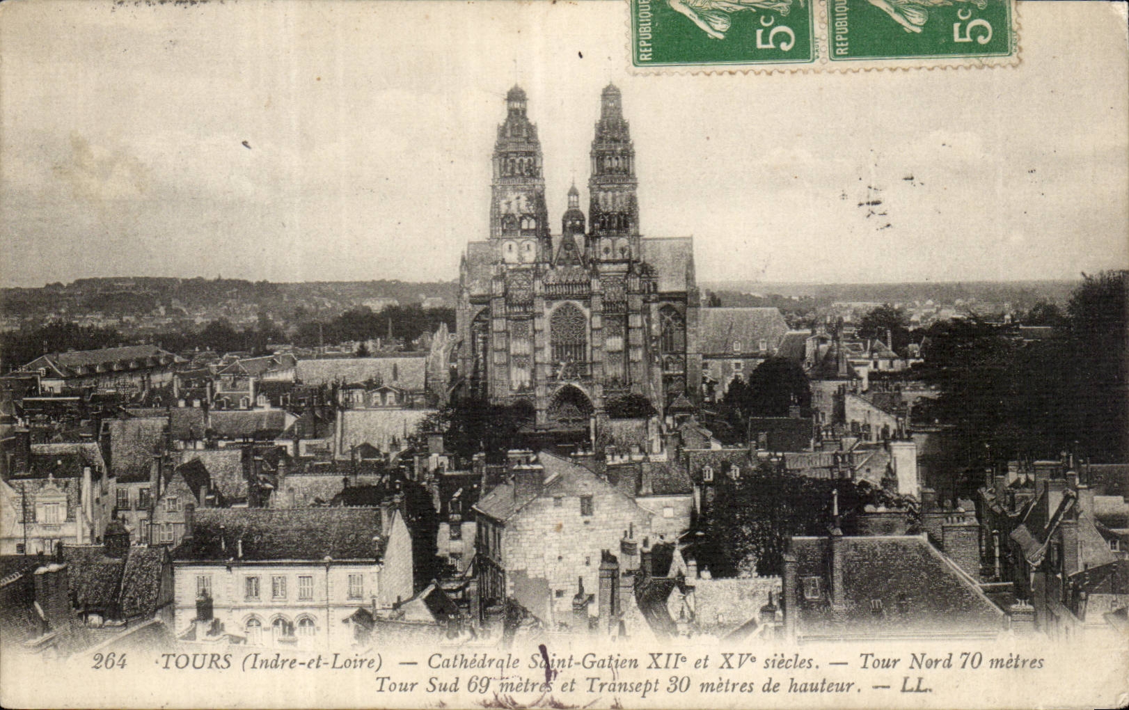 CPA Tours Cathedrale Saint Gatien 