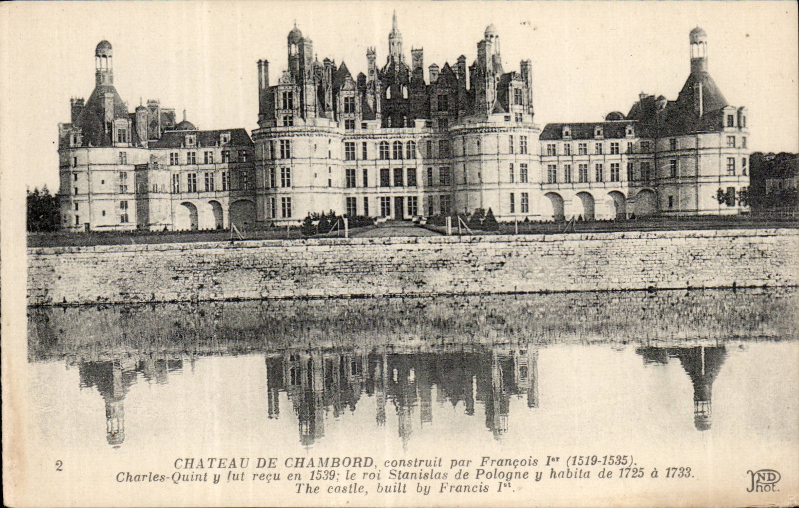CPA Le chateau de Chambord