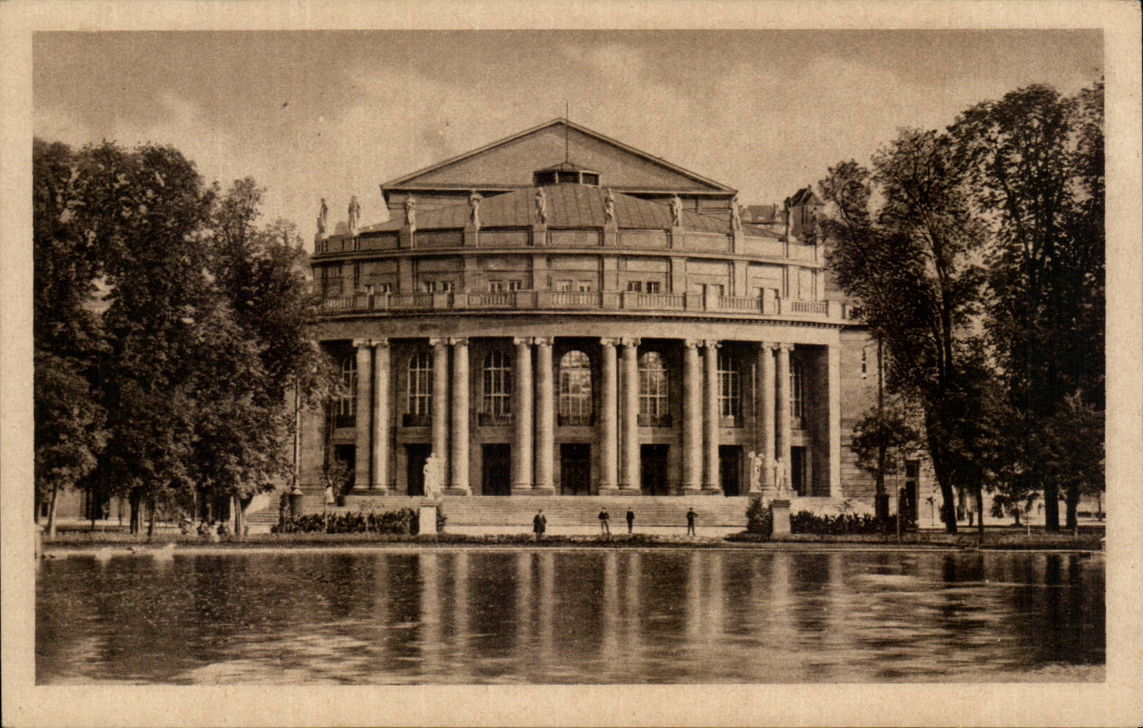 CPA Stuttgart Wurt Landestheater Haus Grosses