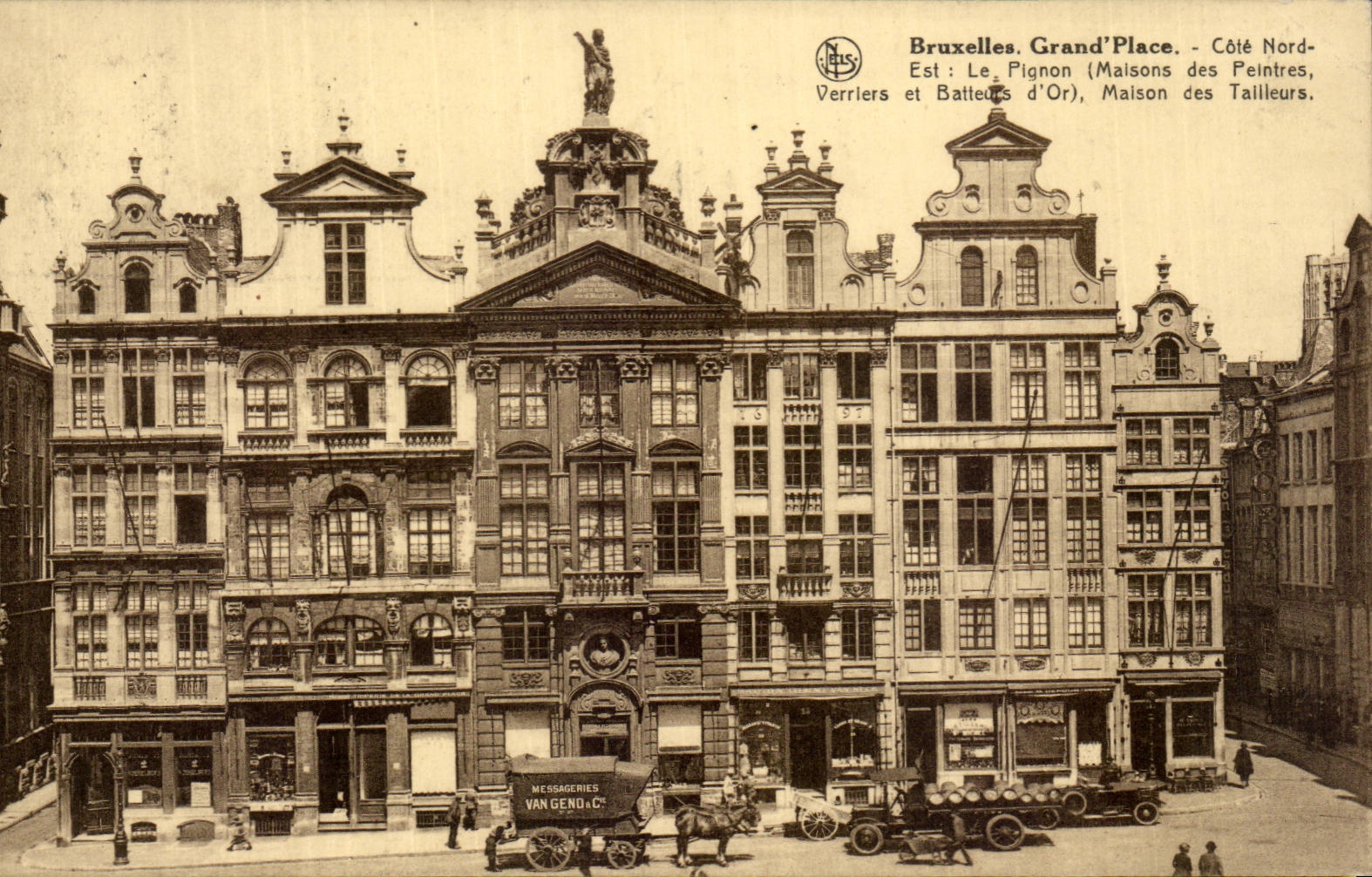 CPA Brussels Grand places Northern Cote the Maison pinion of the tailors